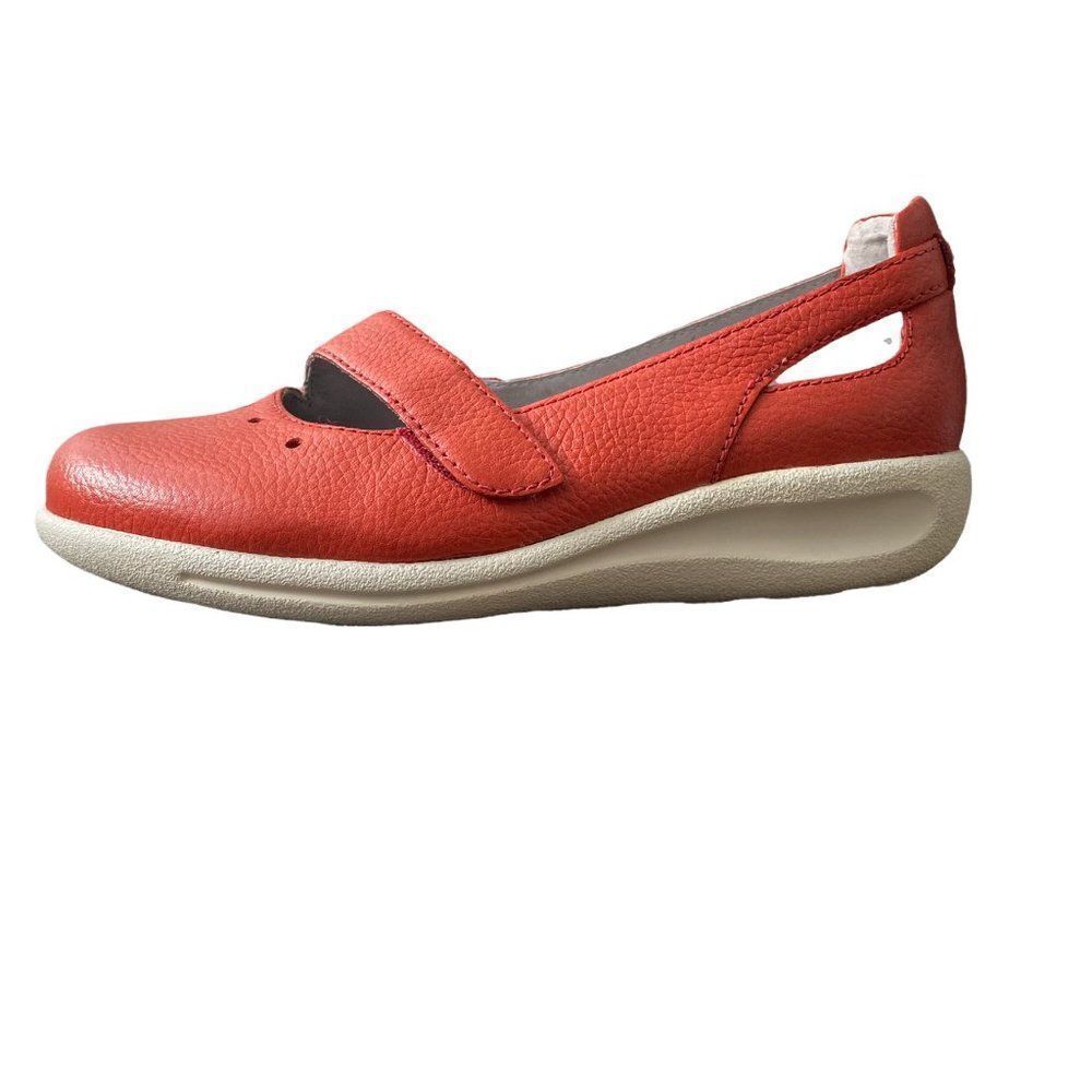 Sanita New Women's Red Leather Mary Jane size 36 - Picture 5 of 15